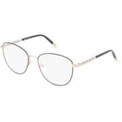 DE RIGO Vision D.A.CH. GmbH Escada ESCVESC61 Unisex-Brille inkl. Gläser Vollrand Panto Metall-Gestell 54/17/140, Gold