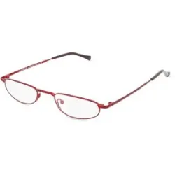 Zhangzhou Agilton Optical Co., Ltd. Fielmann MC 290 MOD CL Unisex-Brille inkl. Gläser Vollrand Halb Metall-Gestell 47/20/140, Rot
