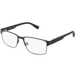 Marchon Germany GmbH Lacoste L2298 Unisex-Brille inkl. Gläser Vollrand Quadratisch Metall-Gestell 56/17/145, Schwarz