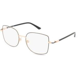 OWP Brillen GmbH Optische Werke Mexx Eyes 2807 Damen-Brille inkl. Gläser Vollrand Eckig Metall-Gestell 53/19/135, Schwarz