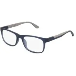 Marchon Germany GmbH Calvin Klein CK20535 Unisex-Brille inkl. Gläser Vollrand Quadratisch Kunststoff-Gestell 52/18/145, Blau