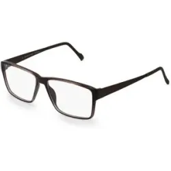 Stepper Eyewear LTD. Fielmann COMFORT 106 FLEX CL Herren-Brille inkl. Gläser Vollrand Quadratisch Kunststoff-Gestell 54/14/140, Braun