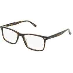 Wenzhou Bada Optical Co. , LTD Fielmann BD 552 FLEX CL GEORG Herren-Brille inkl. Gläser Vollrand Quadratisch Acetat-Gestell 55/17/145, Havanna