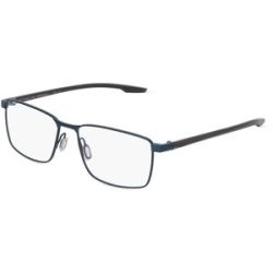 DE RIGO Vision D.A.CH. GmbH Porsche Design 8733 Unisex-Brille inkl. Gläser Vollrand Quadratisch Metall-Gestell 55/16/150, Blau