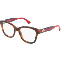 Kering Eyewear Spa Gucci GG1863O Unisex-Brille inkl. Gläser Vollrand Eckig Acetat-Gestell 51/19/145, Havanna