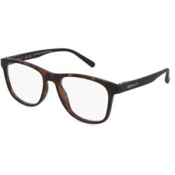 Marcolin Deutschland GmbH Gant GA3302 Unisex-Brille inkl. Gläser Vollrand Quadratisch Acetat-Gestell 53/19/145, Havanna