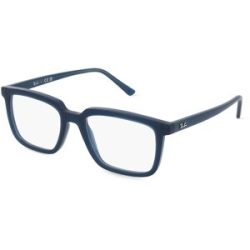 Luxottica Fashion Brillen Vertriebs GmbH Ray-Ban 0RX7239 ALAIN Unisex-Brille inkl. Gläser Vollrand Quadratisch Propionat-Gestell 52/18/145, Blau