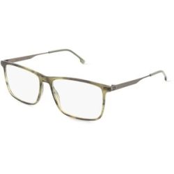 Safilo GmbH Boss 1642 Herren-Brille inkl. Gläser Vollrand Quadratisch Acetat-Gestell 57/16/150, Grün