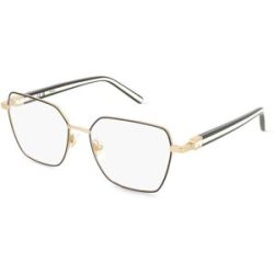 DE RIGO Vision D.A.CH. GmbH Furla VFU997 Damen-Brille inkl. Gläser Vollrand Geometrisch Edelstahl-Gestell 54/16/140, Schwarz