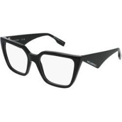 Marchon Germany GmbH Karl Lagerfeld KL6194 Unisex-Brille inkl. Gläser Vollrand Quadratisch Acetat-Gestell 54/18/140, Schwarz