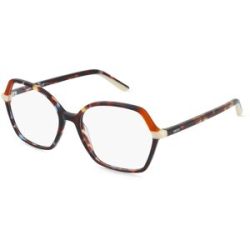 OWP Brillen GmbH Optische Werke Mexx Eyes 2614 Damen-Brille inkl. Gläser Vollrand Eckig Kunststoff-Gestell 55/17/140, Havanna