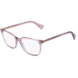 Luxottica Fashion Brillen Vertriebs GmbH Ralph RA7142 Damen-Brille inkl. Gläser Vollrand Quadratisch Acetat-Gestell 52/17/145, Pink
