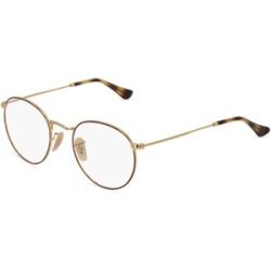 Luxottica Fashion Brillen Vertriebs GmbH Ray-Ban RB 3447 V Unisex-Brille inkl. Gläser Vollrand Panto Metall-Gestell 50/21/145, Gold
