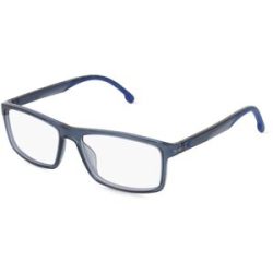 Safilo GmbH Carrera 8872 Herren-Brille inkl. Gläser Vollrand Quadratisch Kunststoff-Gestell 55/16/145, Blau