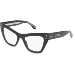 Safilo GmbH Isabel Marant IM 0176 Damen-Brille inkl. Gläser Vollrand Cat Eye Acetat-Gestell 51/19/145, Schwarz