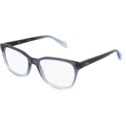Luxottica Fashion Brillen Vertriebs GmbH Ray-Ban RX5362 Damen-Brille inkl. Gläser Vollrand Butterfly Acetat-Gestell 52/17/140, Blau