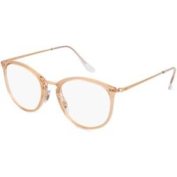 Luxottica Fashion Brillen Vertriebs GmbH Ray-Ban RX7140 Unisex-Brille inkl. Gläser Vollrand Panto Kunststoff-Gestell 49/20/150, Braun