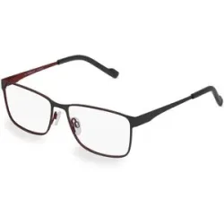 Design Eyewear Group Germany GmbH Fielmann 2182 FLEX CL Herren-Brille inkl. Gläser Vollrand Quadratisch Edelstahl-Gestell 56/16/135, Grau