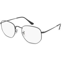 Luxottica Fashion Brillen Vertriebs GmbH Ray-Ban RX6448 Unisex-Brille inkl. Gläser Vollrand Quadratisch Metall-Gestell 54/21/145, Schwarz