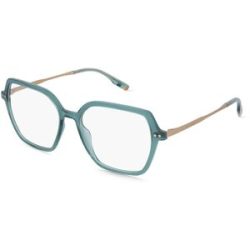 Eschenbach Optik GmbH Tom Tailor 671016 Damen-Brille inkl. Gläser Vollrand Butterfly Acetat-Gestell 56/17/145, Grün