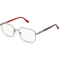 Wenzhou Lanson International Co., Ltd. Fielmann LN 079 FLEX CL JUSTUS Herren-Brille inkl. Gläser Vollrand Geometrisch Edelstahl-Gestell 55/18/145, Grau