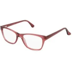 C&S CO. LTD. Fielmann ABC 089 FLEX CL SONIA Damen-Brille inkl. Gläser Vollrand Quadratisch Acetat-Gestell 52/17/140, Pink