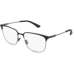 Luxottica Fashion Brillen Vertriebs GmbH Giorgio Armani 0AR5163 Herren-Brille inkl. Gläser Vollrand Quadratisch Metall-Gestell 55/17/145, Schwarz