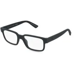 Luxottica Fashion Brillen Vertriebs GmbH Emporio Armani 0AX3130U Herren-Brille inkl. Gläser Vollrand Quadratisch Kunststoff-Gestell 53/18/145, Schwarz