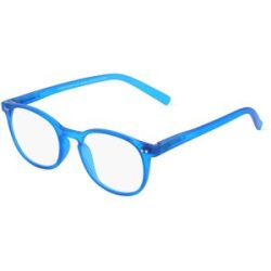 Breitfeld + Schliekert GmbH I NEED YOU JUNIOR Unisex-Fertiglesebrille Vollrand Panto Kunststoff-Gestell, Blau