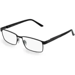 Design Eyewear Group Germany GmbH Fielmann 2173 FLEX CL Herren-Brille inkl. Gläser Vollrand Quadratisch Titan-Gestell 56/16/140, Schwarz