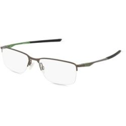 Luxottica Fashion Brillen Vertriebs GmbH Oakley OX3218 Herren-Brille inkl. Gläser Halbrand Quadratisch Metall-Gestell 54/18/136, Grau