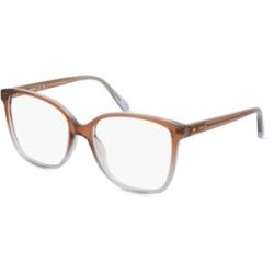 Safilo GmbH Fossil 7165 Damen-Brille inkl. Gläser Vollrand Panto Kunststoff-Gestell 55/17/140, Braun