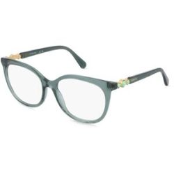 Luxottica Fashion Brillen Vertriebs GmbH Swarovski 0SK2055 Damen-Brille inkl. Gläser Vollrand Panto Acetat-Gestell 54/17/140, Grün