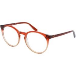 Marcolin Deutschland GmbH Guess GU2870 Unisex-Brille inkl. Gläser Vollrand Rund Kunststoff-Gestell 53/19/140, Rot