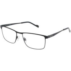 Eschenbach Optik GmbH Eschenbach 820983 Herren-Brille inkl. Gläser Vollrand Quadratisch Titan-Gestell 55/17/140, Schwarz