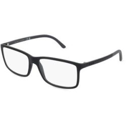 Luxottica Fashion Brillen Vertriebs GmbH Polo Ralph Lauren PH2126 Herren-Brille inkl. Gläser Vollrand Quadratisch Kunststoff-Gestell 53/16/145, Schwarz