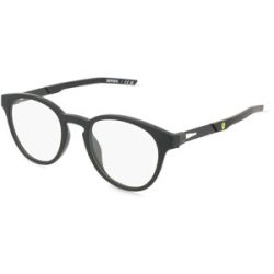Luxottica Fashion Brillen Vertriebs GmbH Scuderia Ferrari FZ8019U Unisex-Brille inkl. Gläser Vollrand Panto Kunststoff-Gestell 51/21/145, Schwarz