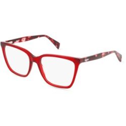 Marchon Germany GmbH DKNY DK5096 Damen-Brille inkl. Gläser Vollrand Butterfly Acetat-Gestell 54/17/140, Rot