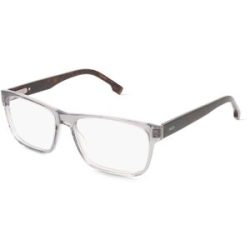 Safilo SpA Boss 1762 Herren-Brille inkl. Gläser Vollrand Eckig Acetat-Gestell 58/17/155, Grau