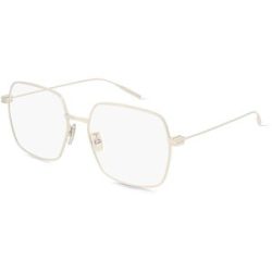 Thélios Givenchy GV50039U Unisex-Brille inkl. Gläser Vollrand Quadratisch Metall-Gestell 55/16/140, Silber
