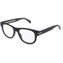 Safilo GmbH David Beckham DB 7164 Herren-Brille inkl. Gläser Vollrand Quadratisch Acetat-Gestell 52/19/150, Schwarz