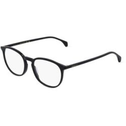 Kering Eyewear Spa Gucci GG0551O Unisex-Brille inkl. Gläser Vollrand Panto Acetat-Gestell 55/19/150, Schwarz