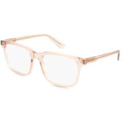Kering Eyewear Spa Gucci GG1120O Unisex-Brille inkl. Gläser Vollrand Eckig Acetat-Gestell 55/19/145, Braun