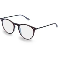 Bossin Eyewear Fielmann BC 001 CL Damen-Brille inkl. Gläser Vollrand Panto Acetat-Gestell 50/19/135, Braun