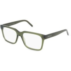 Thélios Givenchy GV50043I Damen-Brille inkl. Gläser Vollrand Quadratisch Acetat-Gestell 55/17/145, Grün
