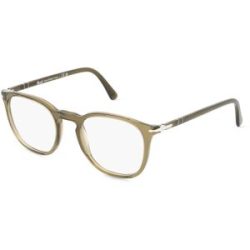 Luxottica Fashion Brillen Vertriebs GmbH Persol PO3318V Unisex-Brille inkl. Gläser Vollrand Panto Acetat-Gestell 51/21/145, Grün