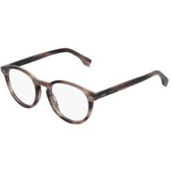 Safilo GmbH Boss 1367 Herren-Brille inkl. Gläser Vollrand Panto Acetat-Gestell 50/20/145, Grau