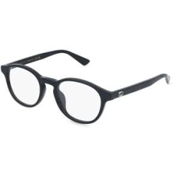 Kering Eyewear Spa Gucci GG2137OK Herren-Brille inkl. Gläser Vollrand Rund Acetat-Gestell 50/20/145, Schwarz