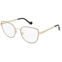 Marchon Germany GmbH Liu Jo LJ2166 Unisex-Brille inkl. Gläser Vollrand Butterfly Metall-Gestell 52/19/140, Gold