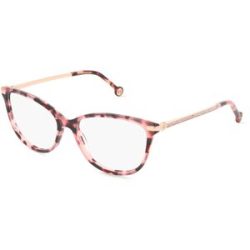 Safilo GmbH Carolina Herrera HER 0263 Damen-Brille inkl. Gläser Vollrand Eckig Acetat-Gestell 54/15/140, Pink